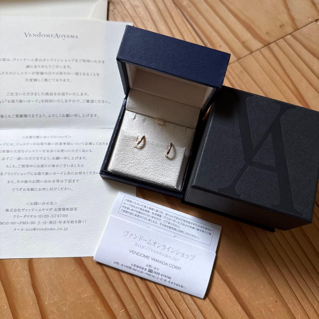 Vendome Aoyama ゴールドフープピアス AGVA1223__YG ゴールド フープ ピアス｜ピアス｜ヴァンドーム青山