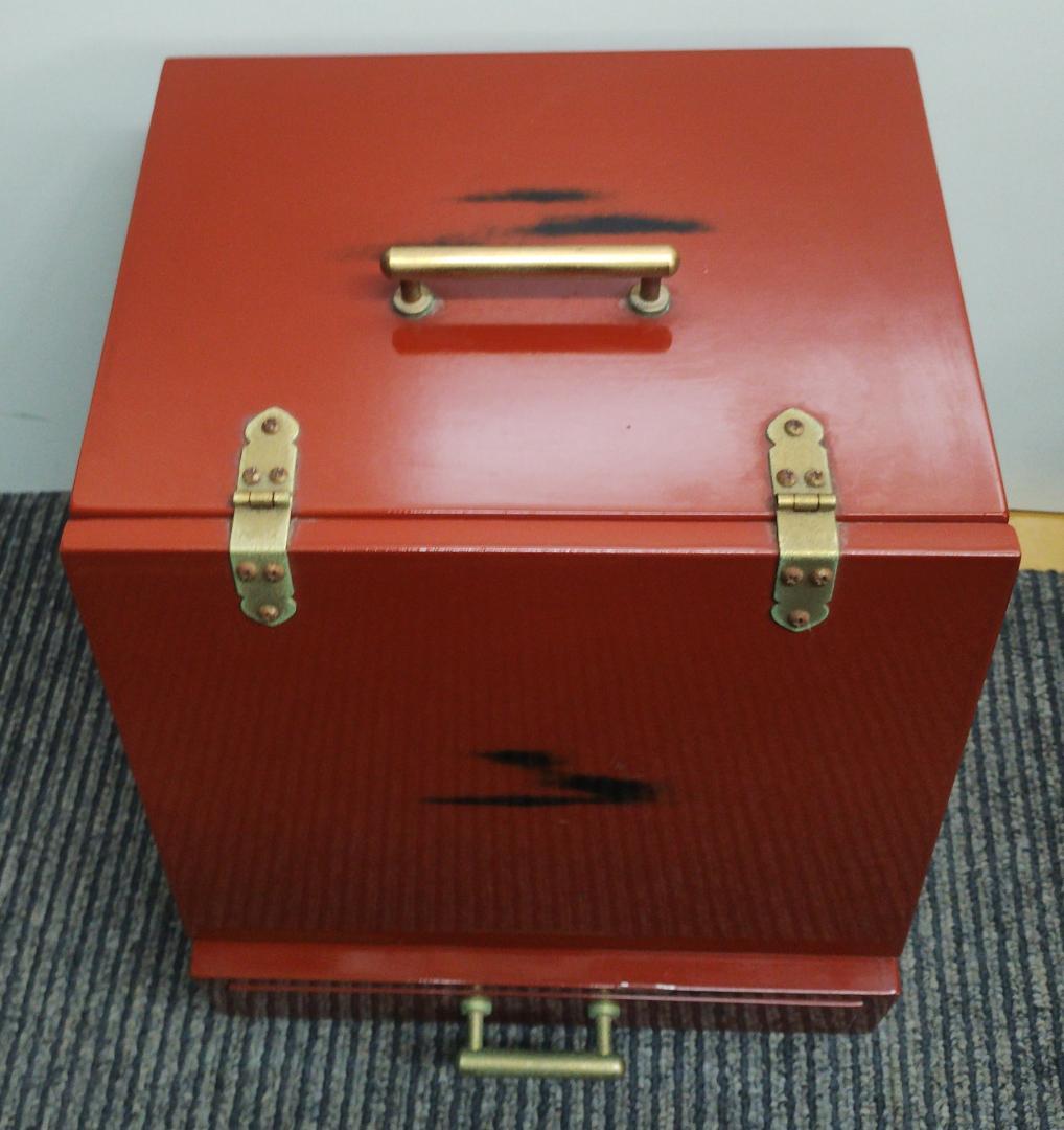 根来塗 紀州漆器 化粧箱 メイクボックス 漆塗り 伝統工芸 日本製