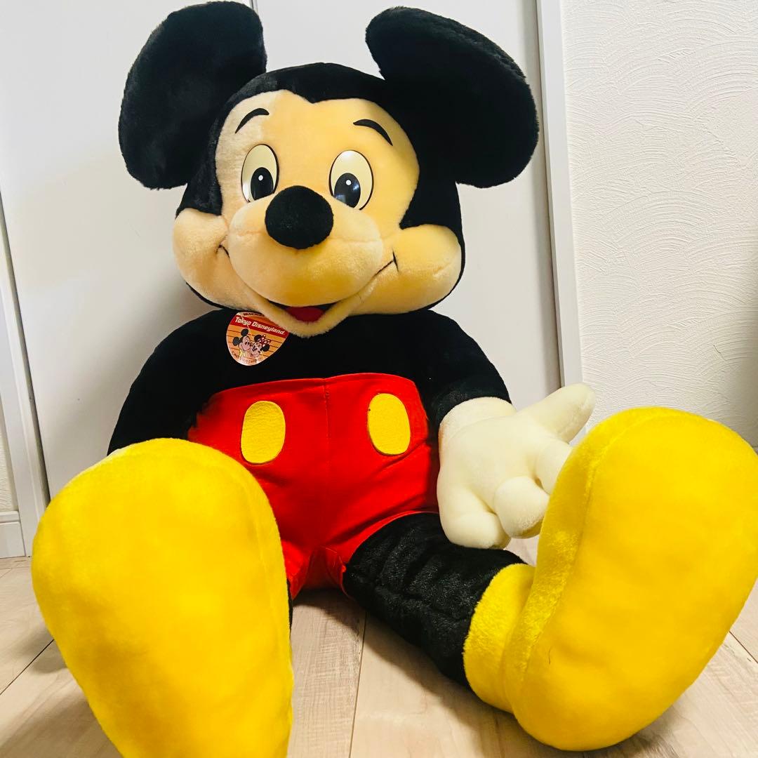 ミッキーマウス 特大ぬいぐるみ ヴィンテージ 日本製 昭和レトロ