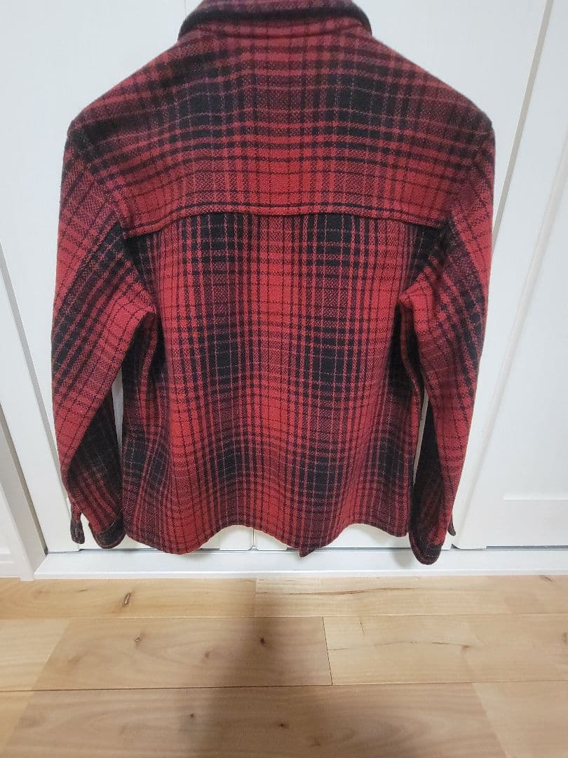 テンダーロインー ウールジャケット Mサイズ レッド・ブラックチェック