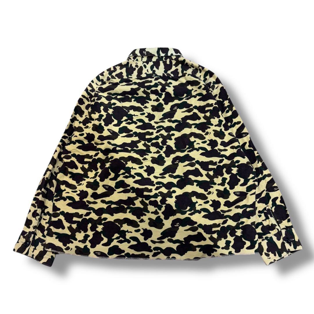A BATHING APE】初期 90s 1st CAMO ハープジップシャツ