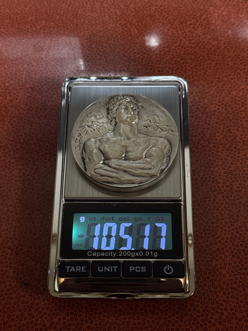 札幌オリンピック 純銀 約105g 記念メダル 北村西望 1972年