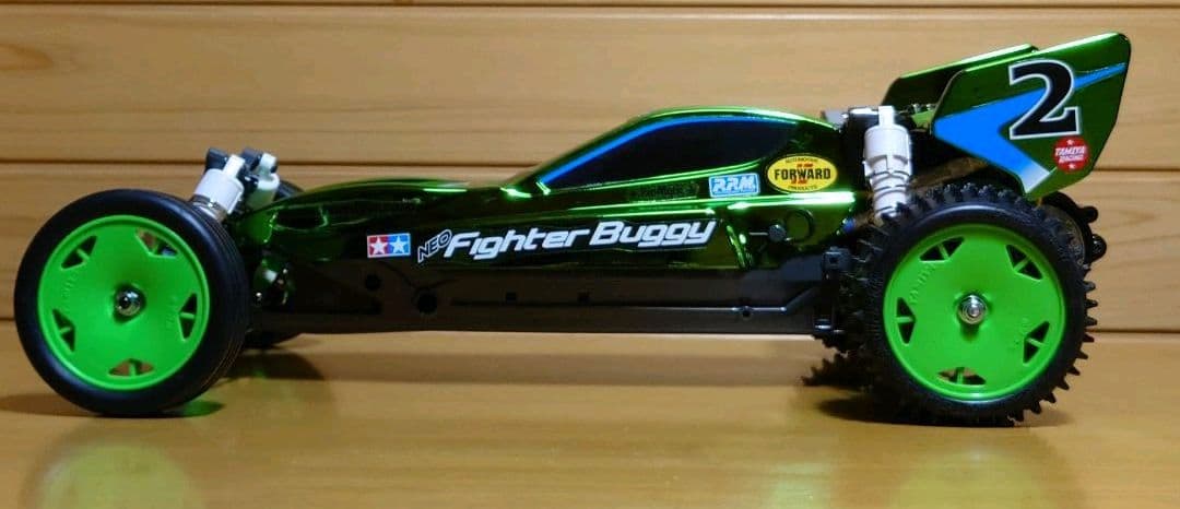 田宮ネオマイティフロッググリーンメタリック＆プロポ＆バッテリー充電