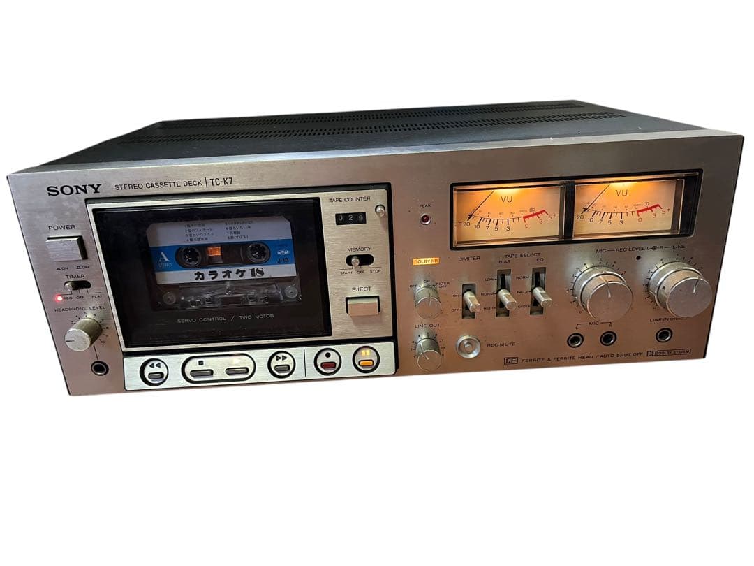 SONY カセットデッキ ステレオ TC-K7 ラジカセ 通電確認済 SONY ソニー ステレオカセットデッキ TC-K7 買取情報 | オーディオの