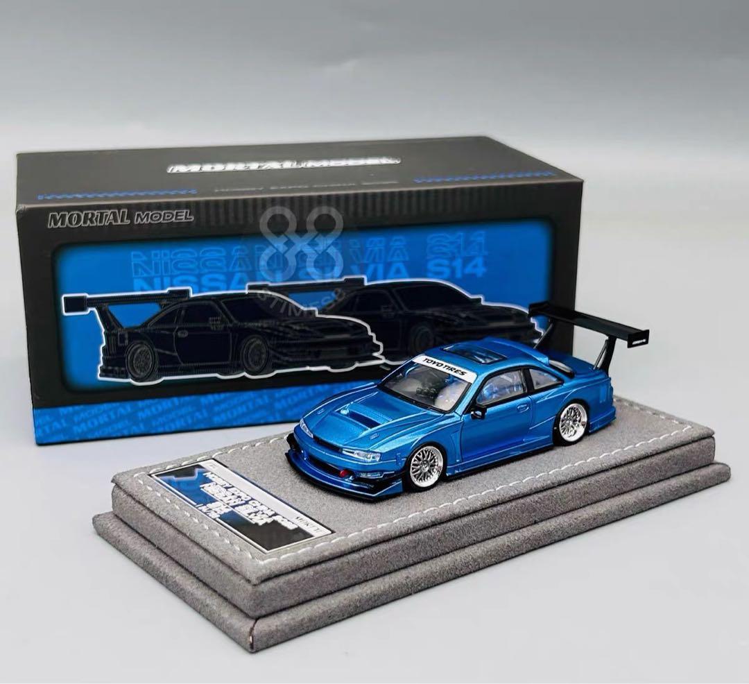 1/64 MORTAL 日産 シルビア S14 2025 HEC限定 メタブルー - メルカリ