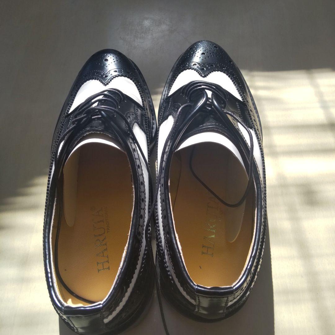 柴田恭兵白黒コンビ靴 - メルカリ