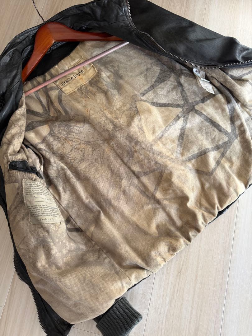 美品 46 ジョルジオ　ブラット　シープスキン