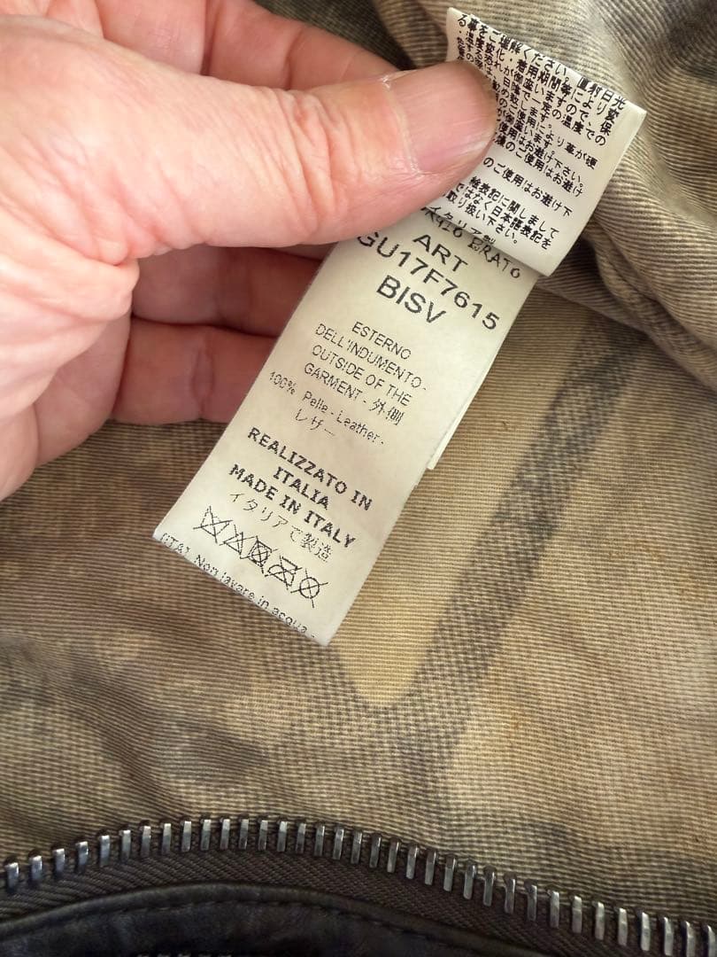 美品 46 ジョルジオ　ブラット　シープスキン