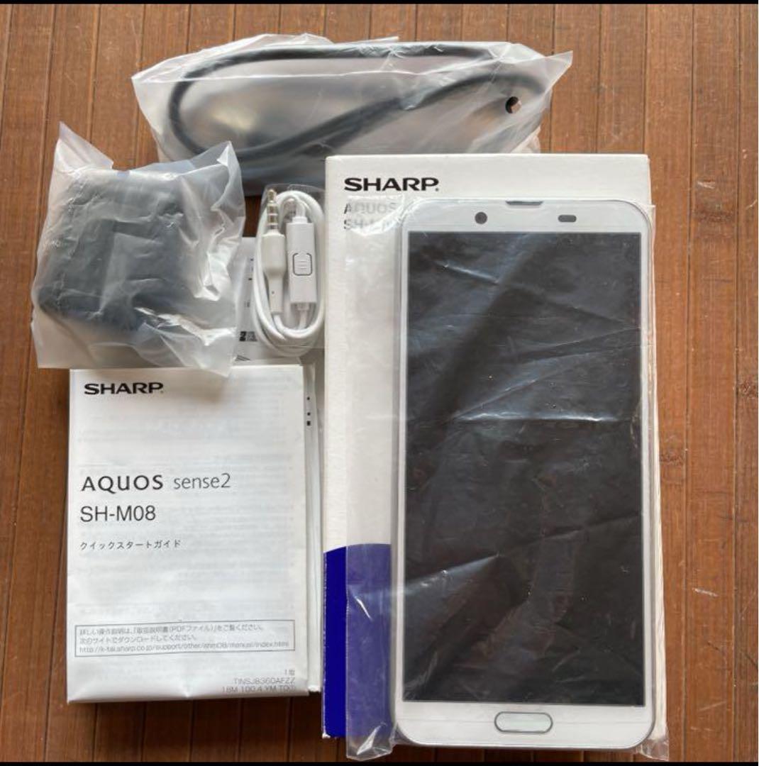 AQUOS sense2 SH-M08 ホワイトシルバーSH-M08-B