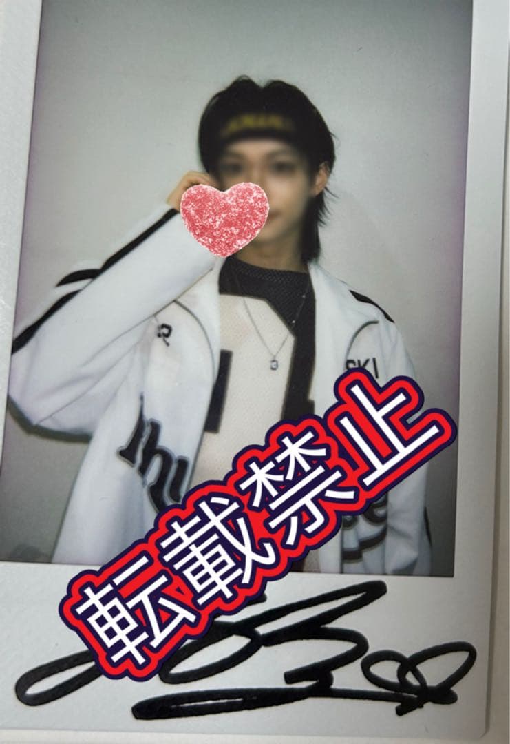 straykids felix フィリックス直筆サインチェキ ポラロイド エコパ