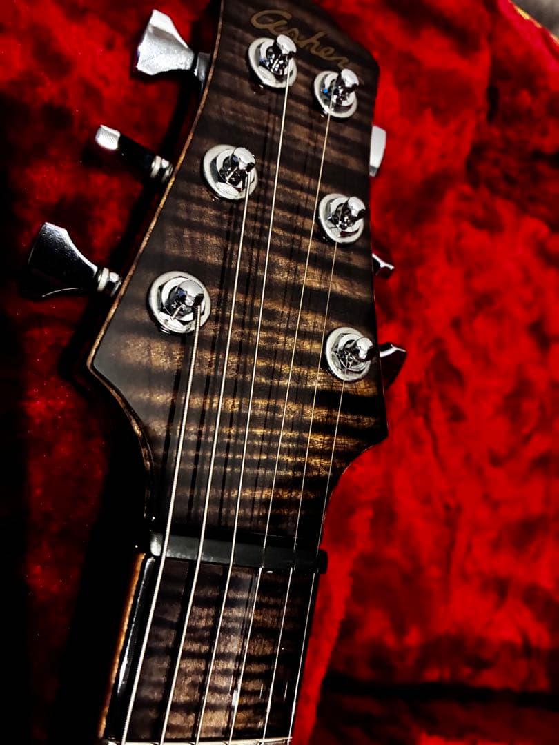 上から下まで激杢ギター asher s custom ハイエンド 現レート71万