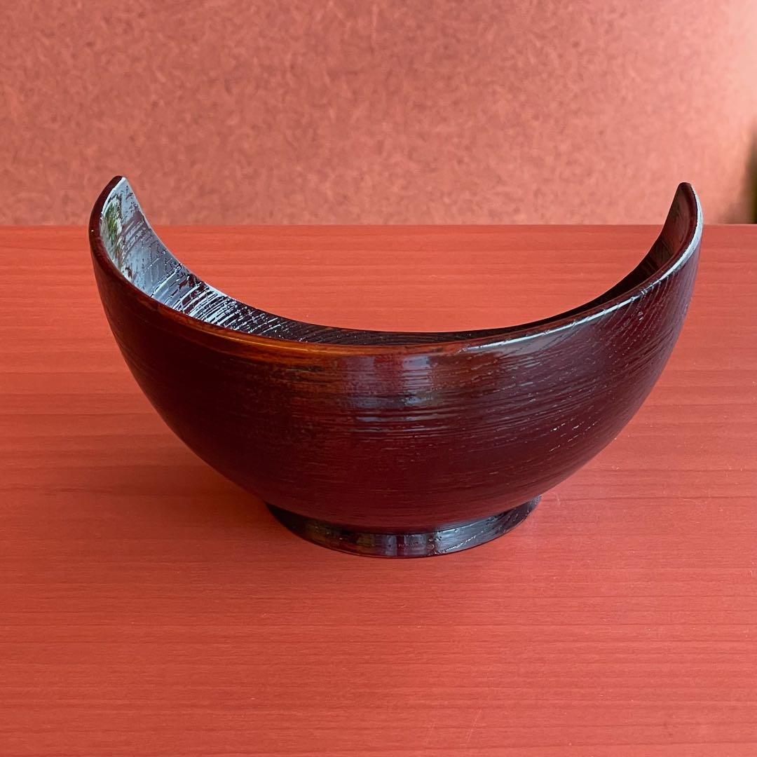 カハラ 森義文 漆器 半月椀