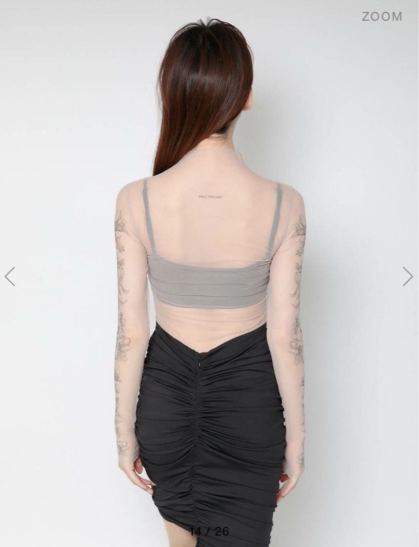 新品】melt the lady lily tattoo tops BK - メルカリ