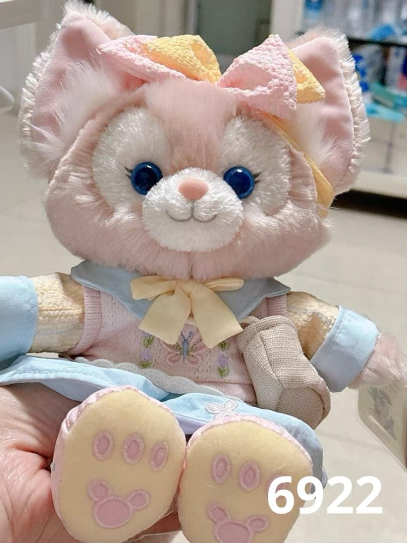 お顔厳選 上海ディズニー 虹 カラフル リーナベル ぬいぐるみss0085