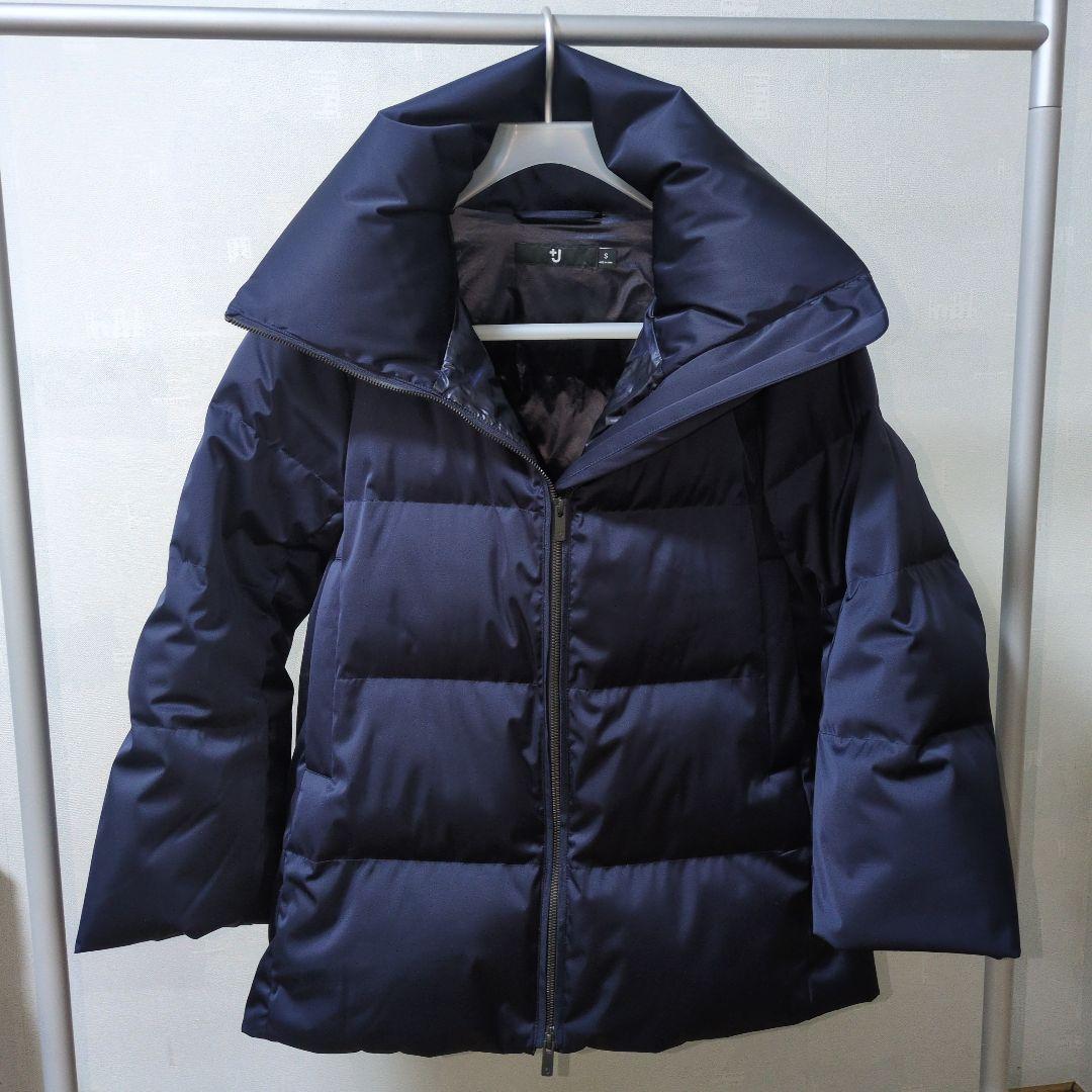 【未使用品】　ユニクロ　ダウンボリュームジャケット　+J　Sサイズ　ネイビー 未使用】＋J／ユニクロ UNIQLO ダウンボリュームジャケット ネイビー