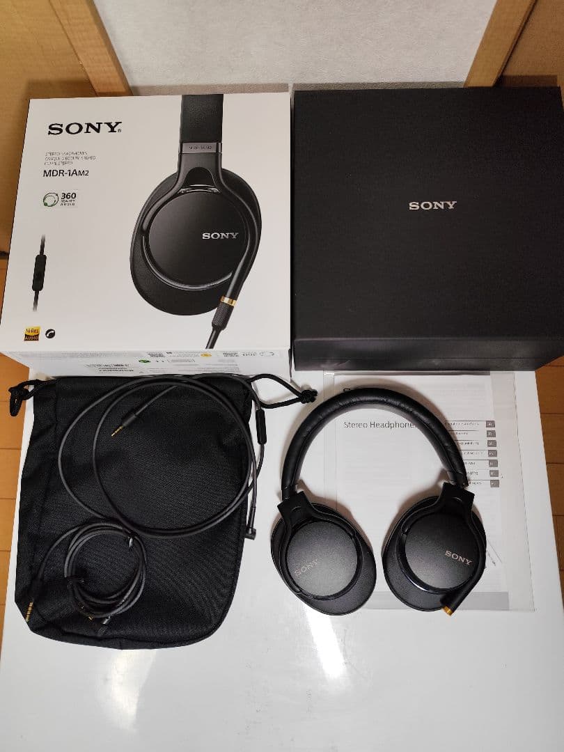 SONY MDR-1AM2 【動作確認済み、外箱に破れあり】 - メルカリ
