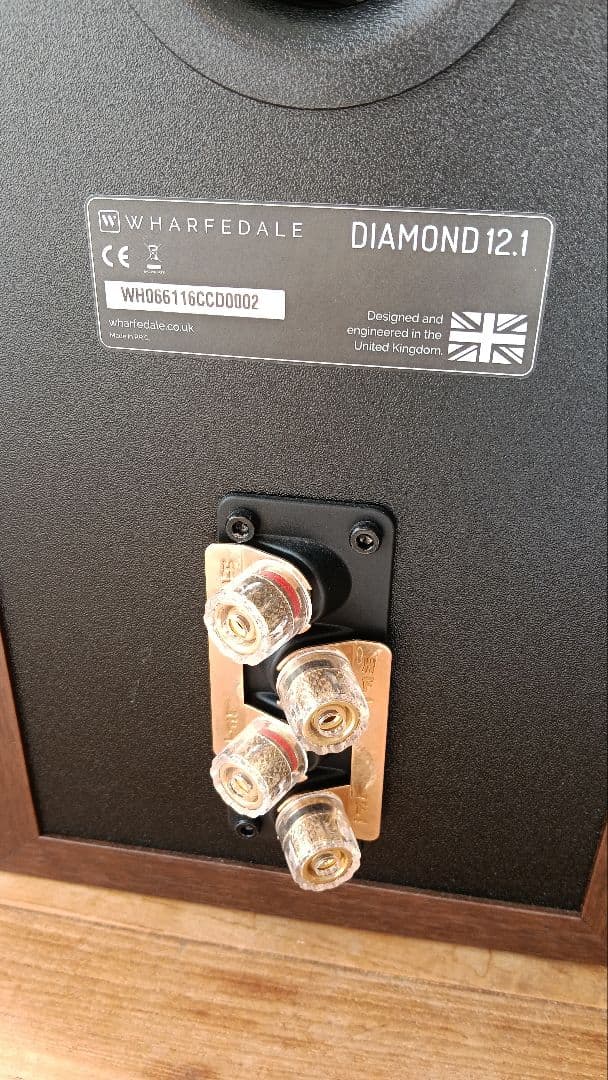 超美品 WHARFEDALE DIAMOND 12.1 スピーカー ウォルナット