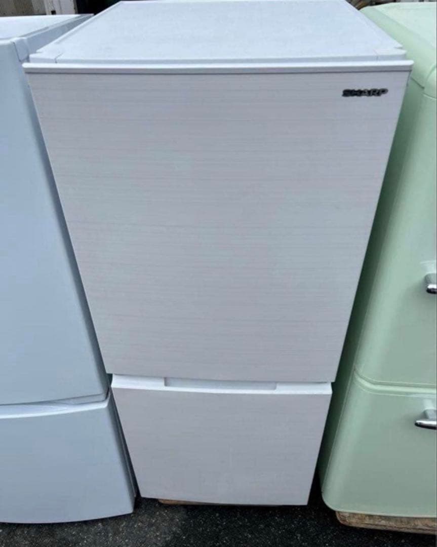 【高年式】2021年式 152L 2ドア冷蔵庫 シャープ SJ-D15G-W
