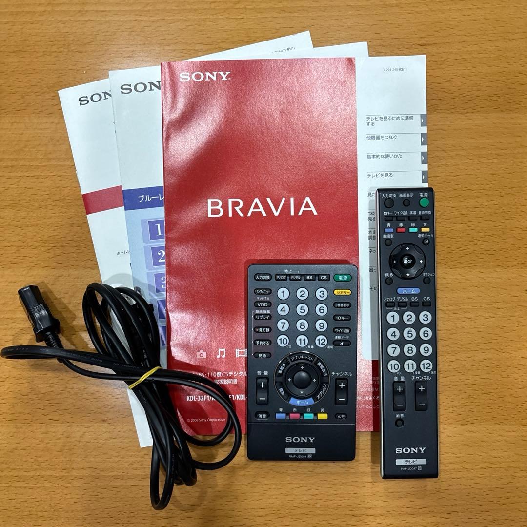 SONY BRAVIA 40型液晶テレビ KDL-40F1