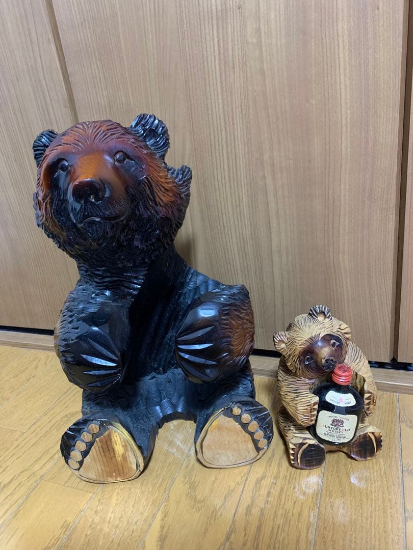 木彫り 熊 一升瓶 民芸 オブジェ セット売り 楽天市場】一品作 木彫り 一升瓶を置ける熊の置物 【373】 北海道