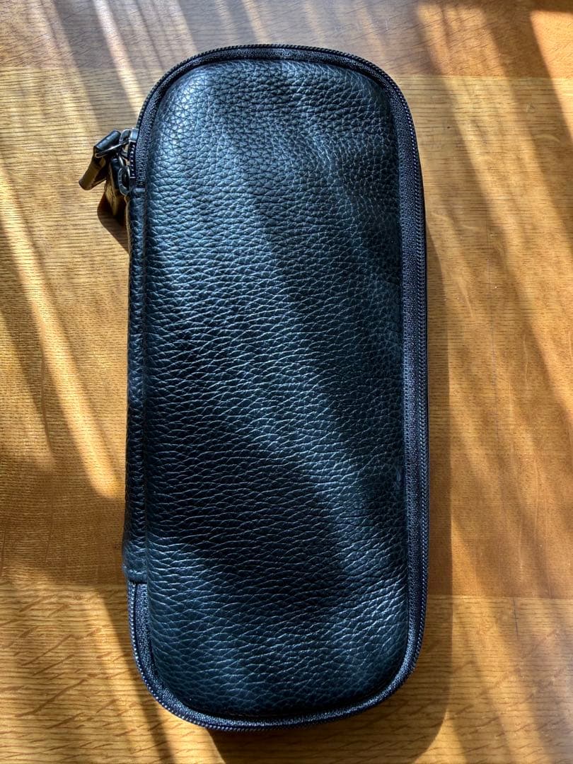 SEASAR OctFoldペンケース エンボスレザー ブラック【しーさー】 OctFold ペンケース エンボスレザー