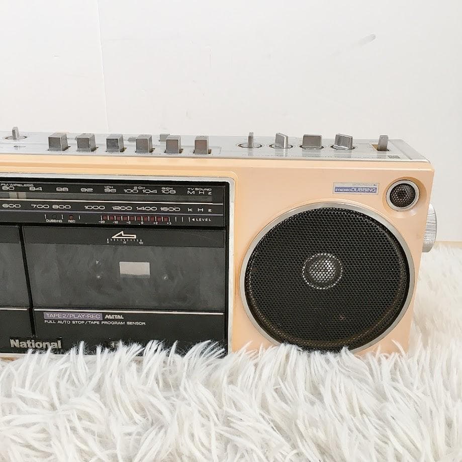 National RX-D30 ダブルラジカセ 当時物 昭和レトロ
