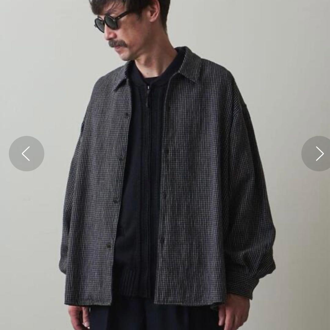 steven alan チェックオーバーサイズシャツ Sサイズ STEVEN ALAN（スティーブンアラン） シャツ チェック ジップ プル