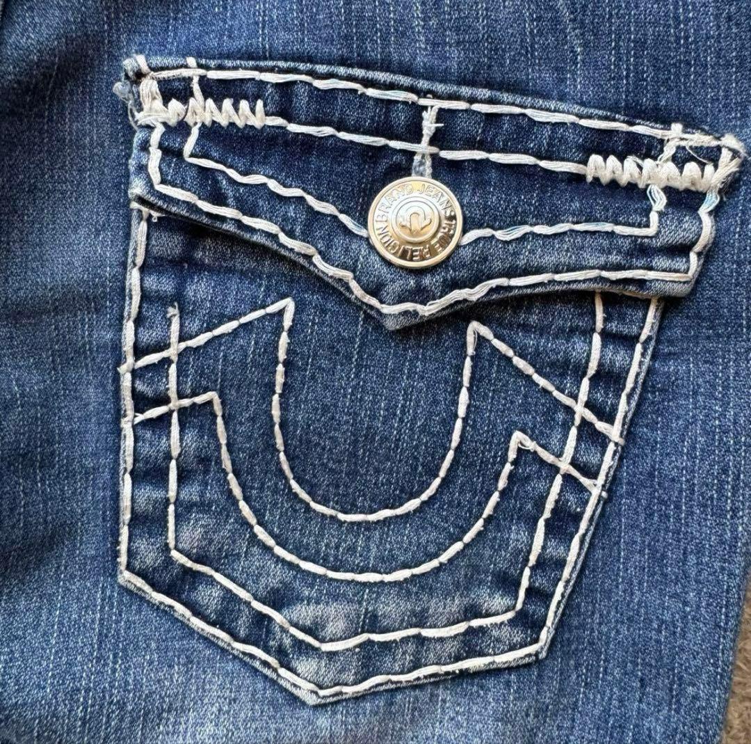 TRUE RELIGION JOEY SUPER T 極太ステッチ W28 - メルカリ
