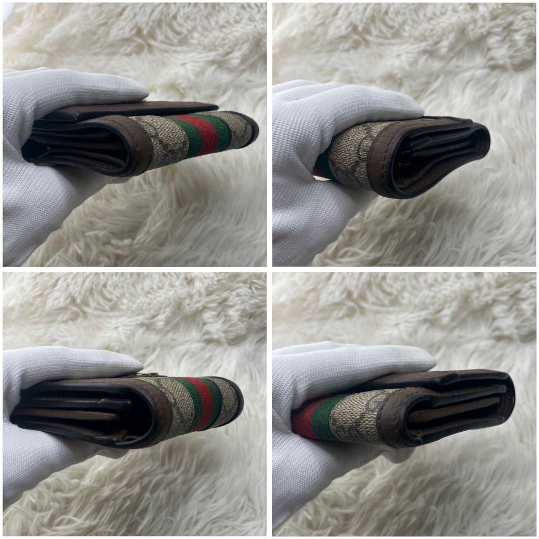 スイカ様✨グッチ 三つ折り財布 オフィディア マーモント シェリー