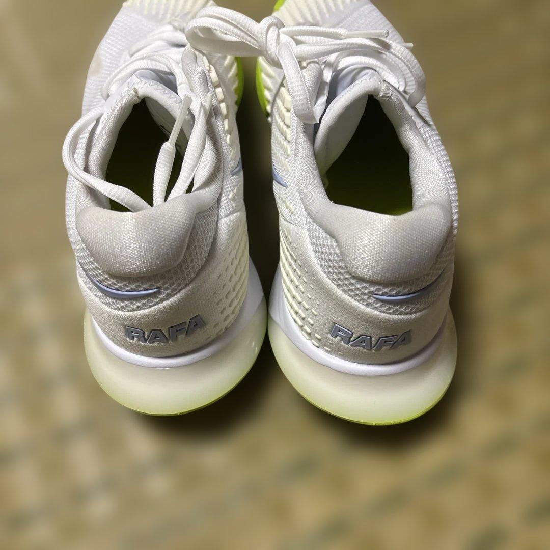 最終値下げ【ナダル】Nike テニスシューズ ホワイト/ライム 25cm