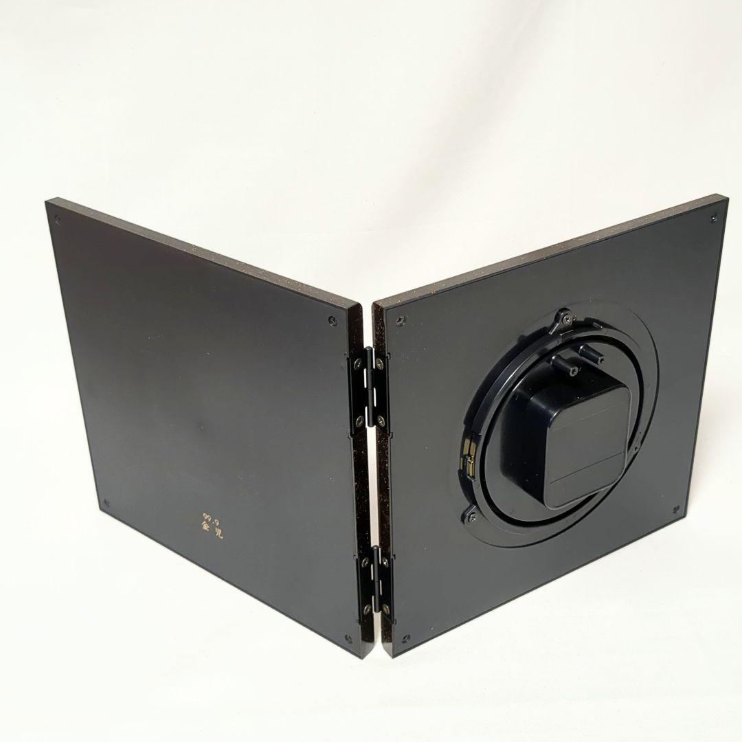 良品 置時計 屏風時計 春秋山水 鹿野漆器 - メルカリ