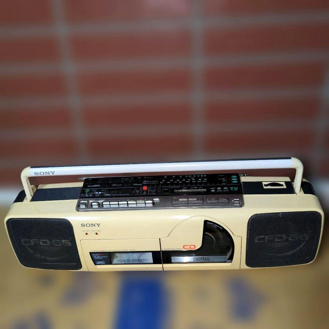 SONY CFD-66 CD・ラジオ・カセットデッキ テープ故障