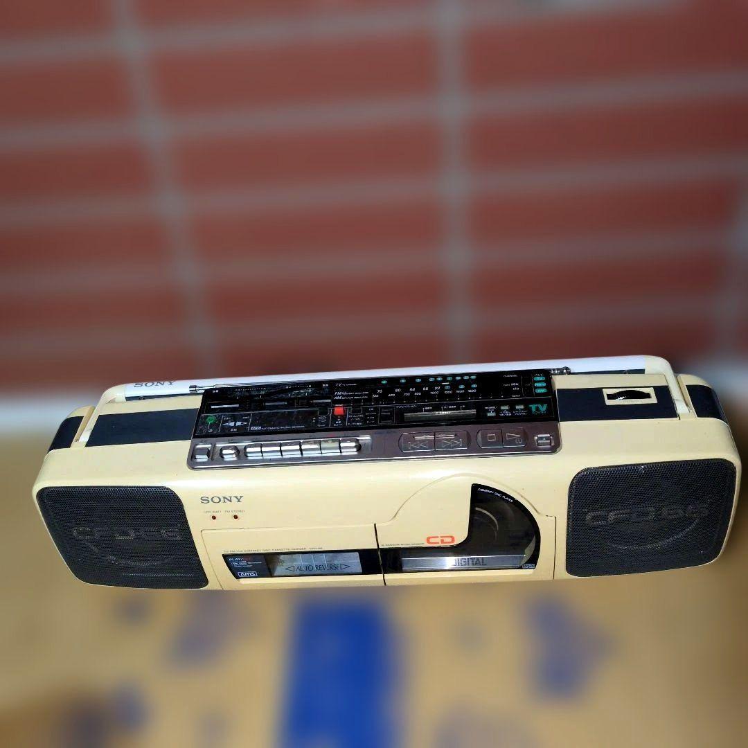 SONY CFD-66 CD・ラジオ・カセットデッキ テープ故障