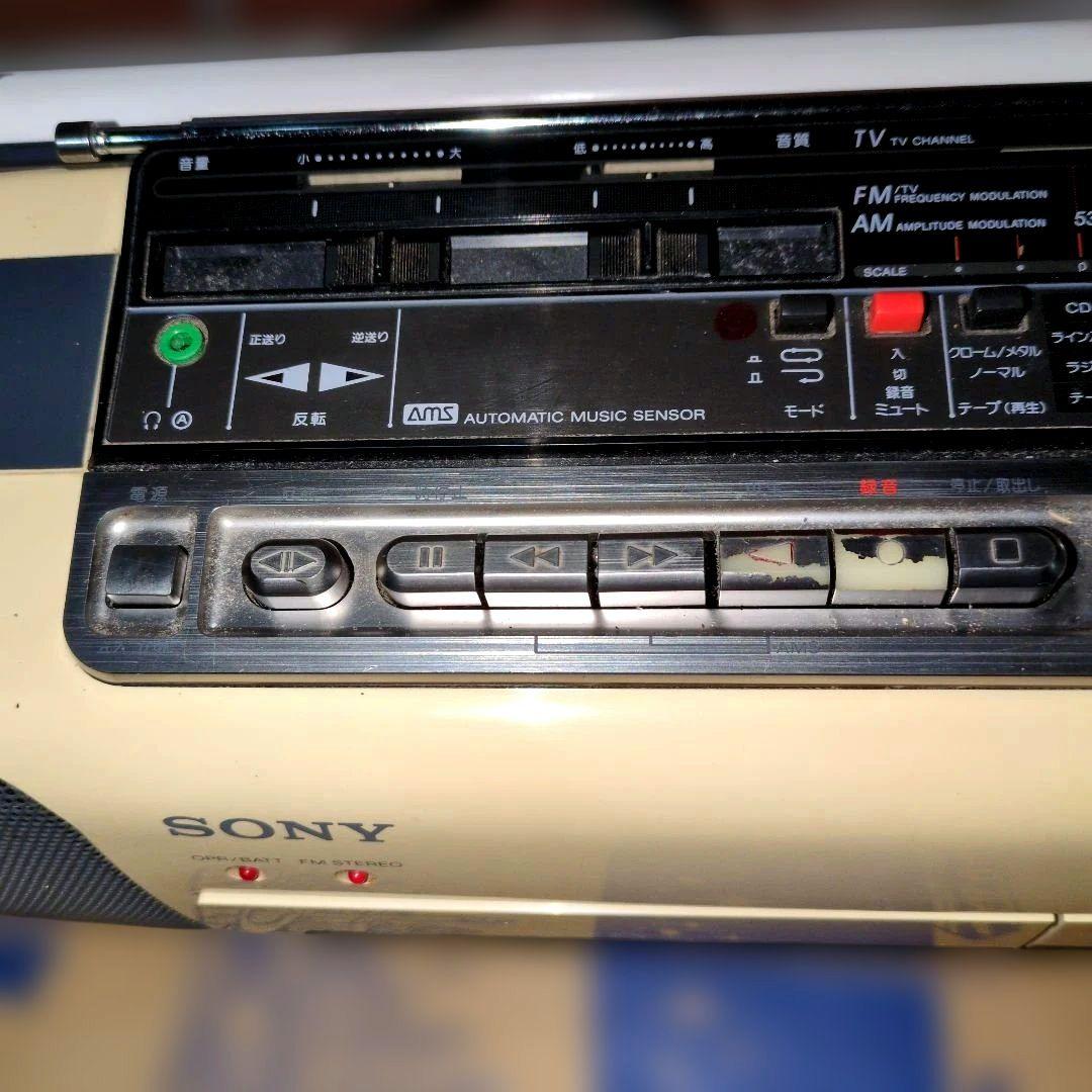 SONY CFD-66 CD・ラジオ・カセットデッキ テープ故障