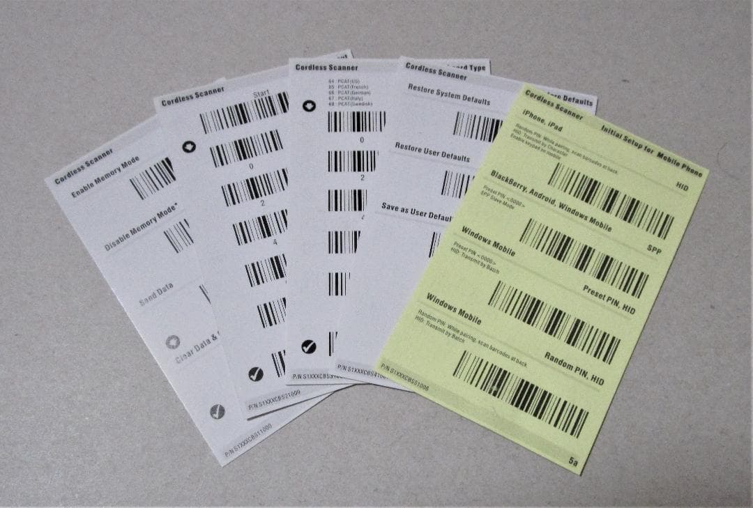 ワイヤレス・モバイルバーコードリーダ 1660