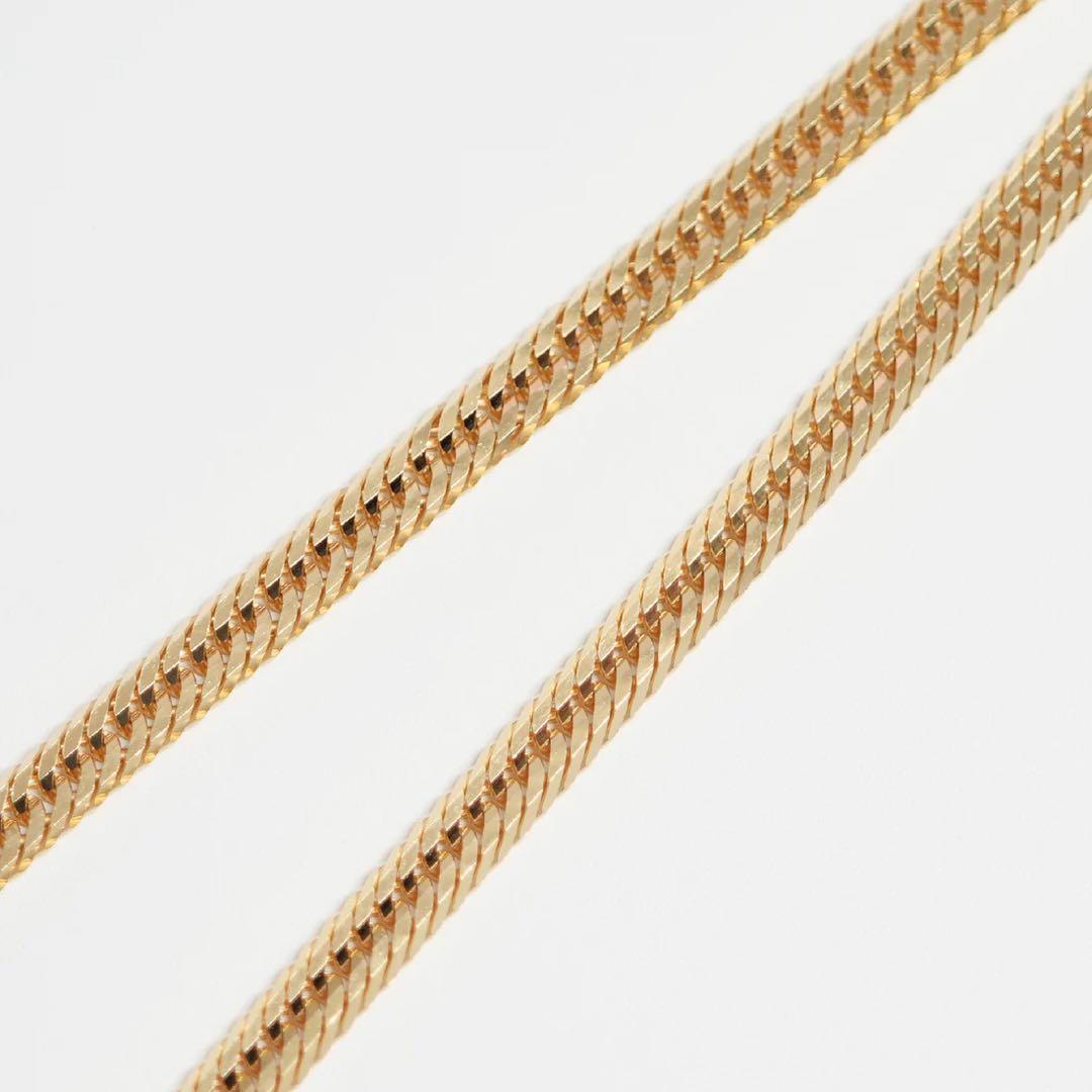 喜平 ネックレス K18 トリプル 12面 33.4g 55cm