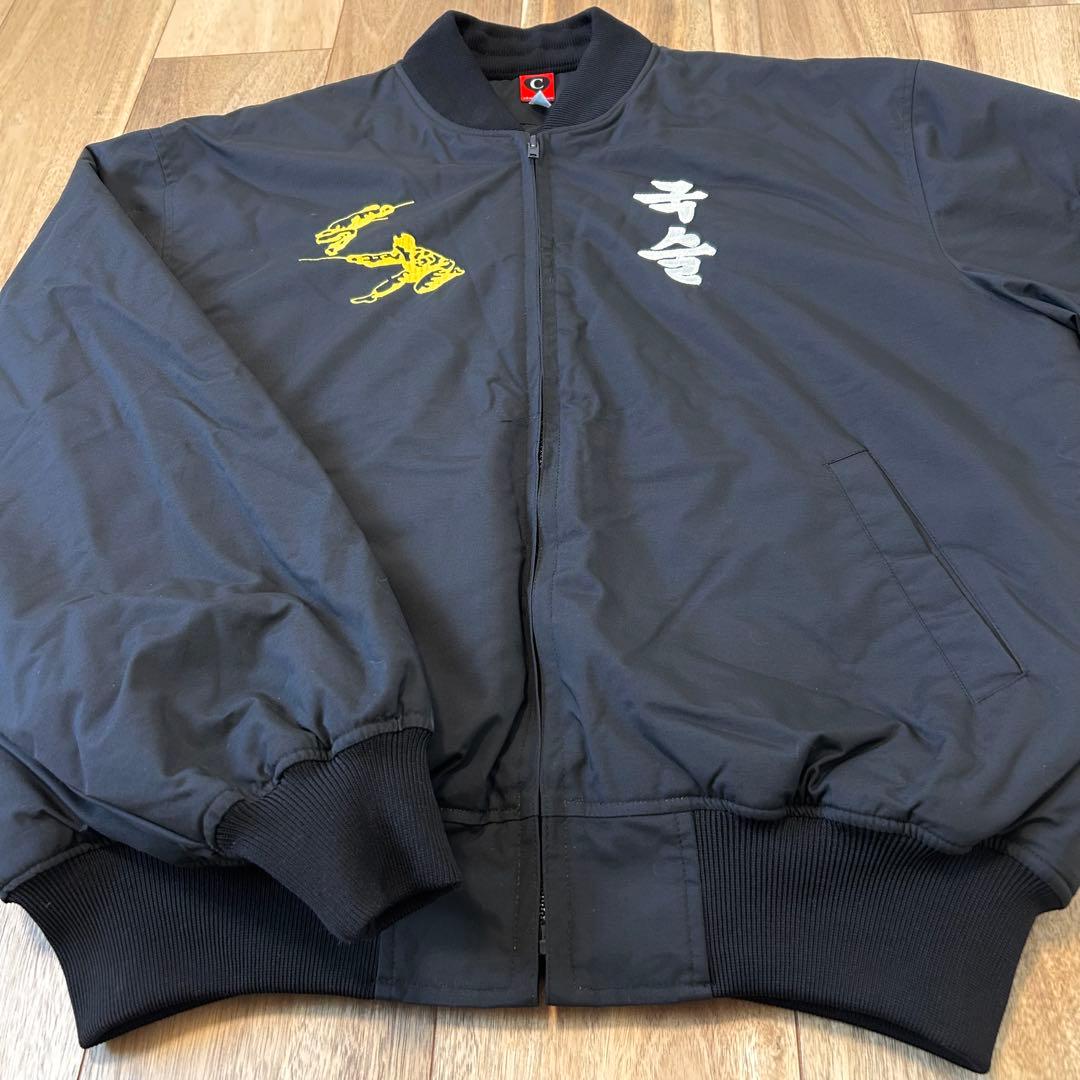 KUKSOOLWON 刺繍 ジャケット XL MA-1 ボンバー 国術院 龍虎