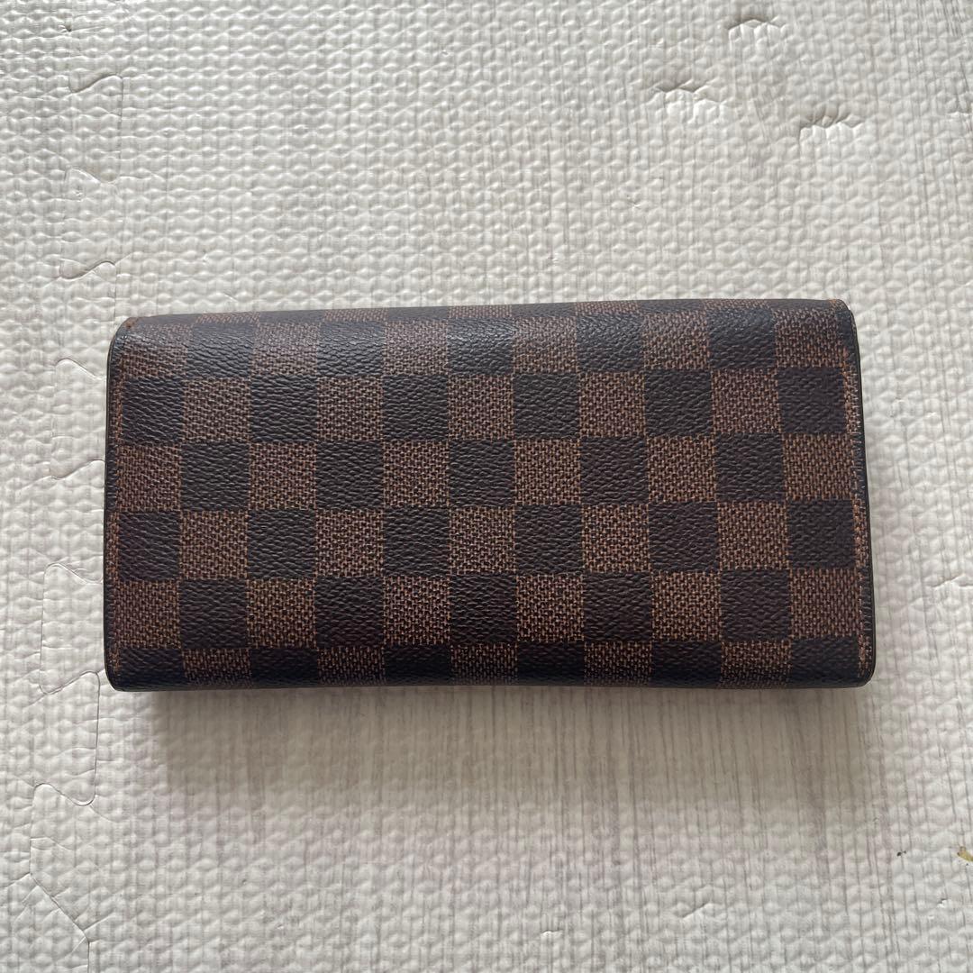正規品】ルイヴィトン ダミエ エベヌ 長財布 - メルカリ