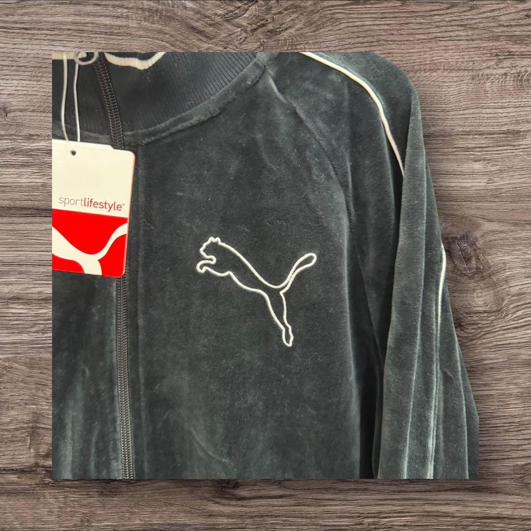 26W3【新品タグ付き】PUMA プーマ ベロアジャケット＆パンツ