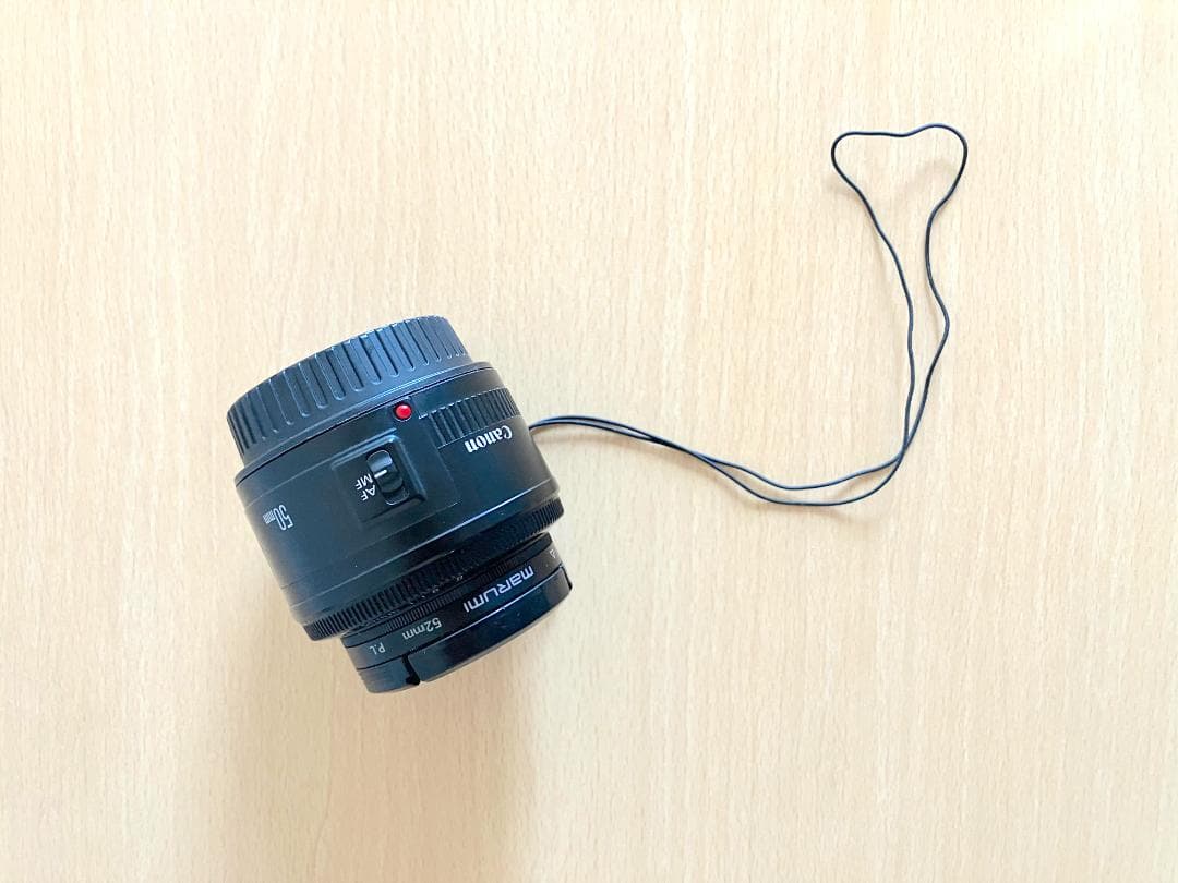 【レンズフィルター付き】Canon 単焦点レンズ EF50mm F1.8 II