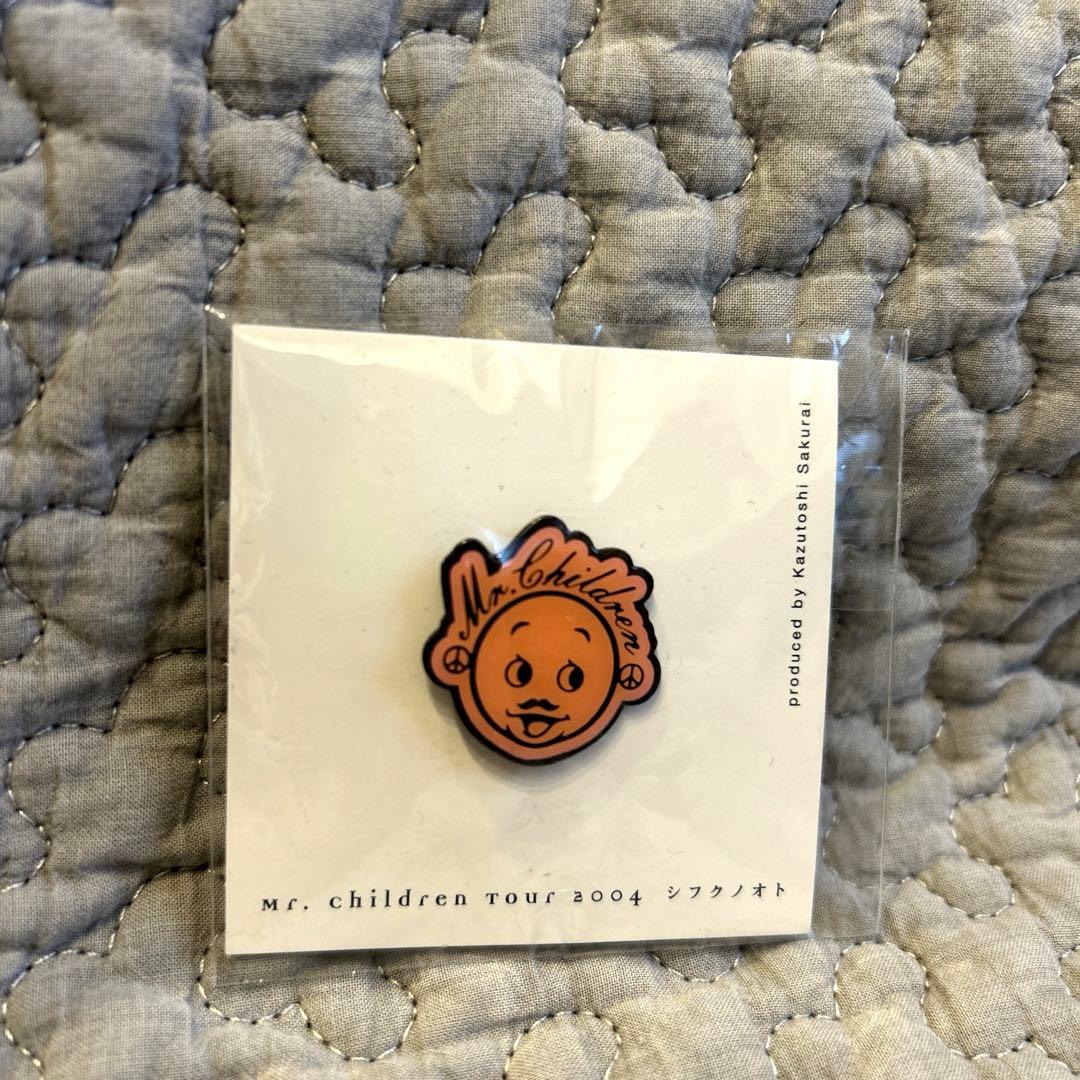 未開封 Mr.Children 2004 シフクノオト ミスチルくん ピンバッジ