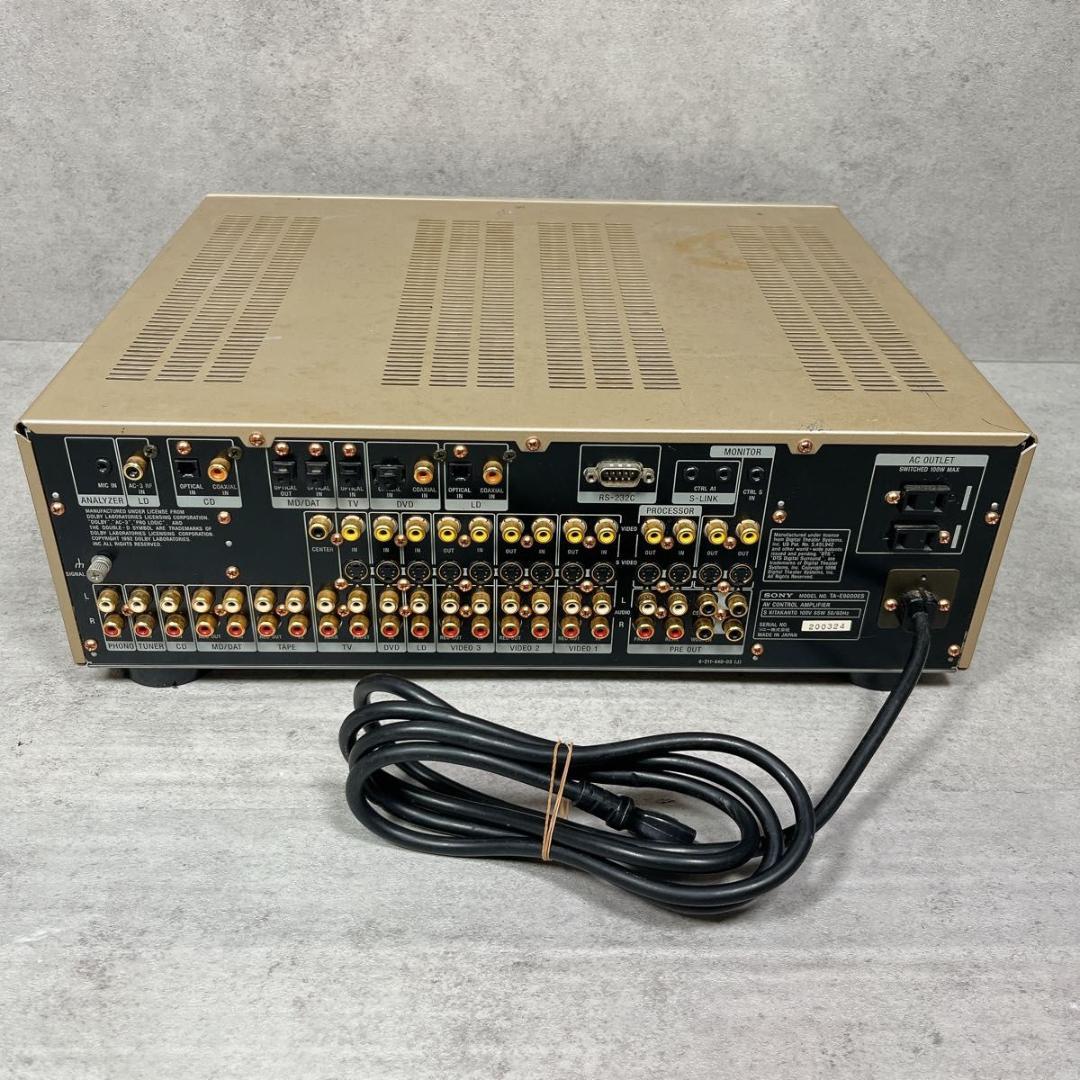 SONY ソニー AVアンプ AVコントロールアンプ TA-E9000ES 音出