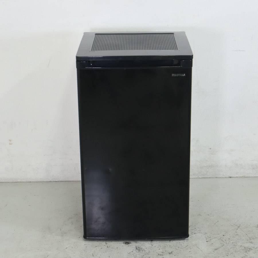 20年製 アイリスオーヤマ 冷凍庫 60L 前開き ブラック IUSD-6A-B