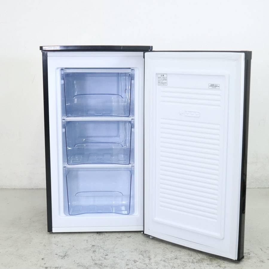 20年製 アイリスオーヤマ 冷凍庫 60L 前開き ブラック IUSD-6A-B