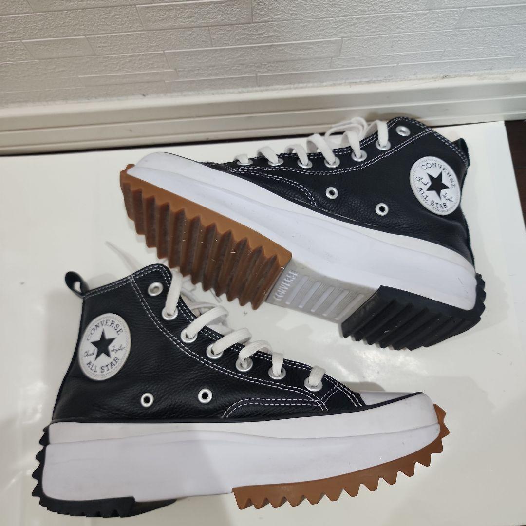 韓国限定☆日本未発売☆CONVERSE☆コンバースレザー ハイカット