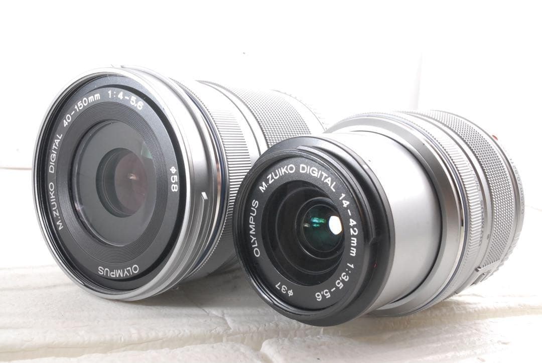 OLYMPUS PEN Mini E-PM2 ダブルズームキット内蔵フラッシュ付