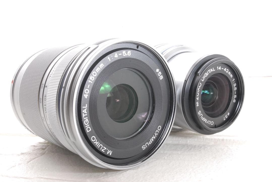 OLYMPUS PEN Mini E-PM2 ダブルズームキット内蔵フラッシュ付