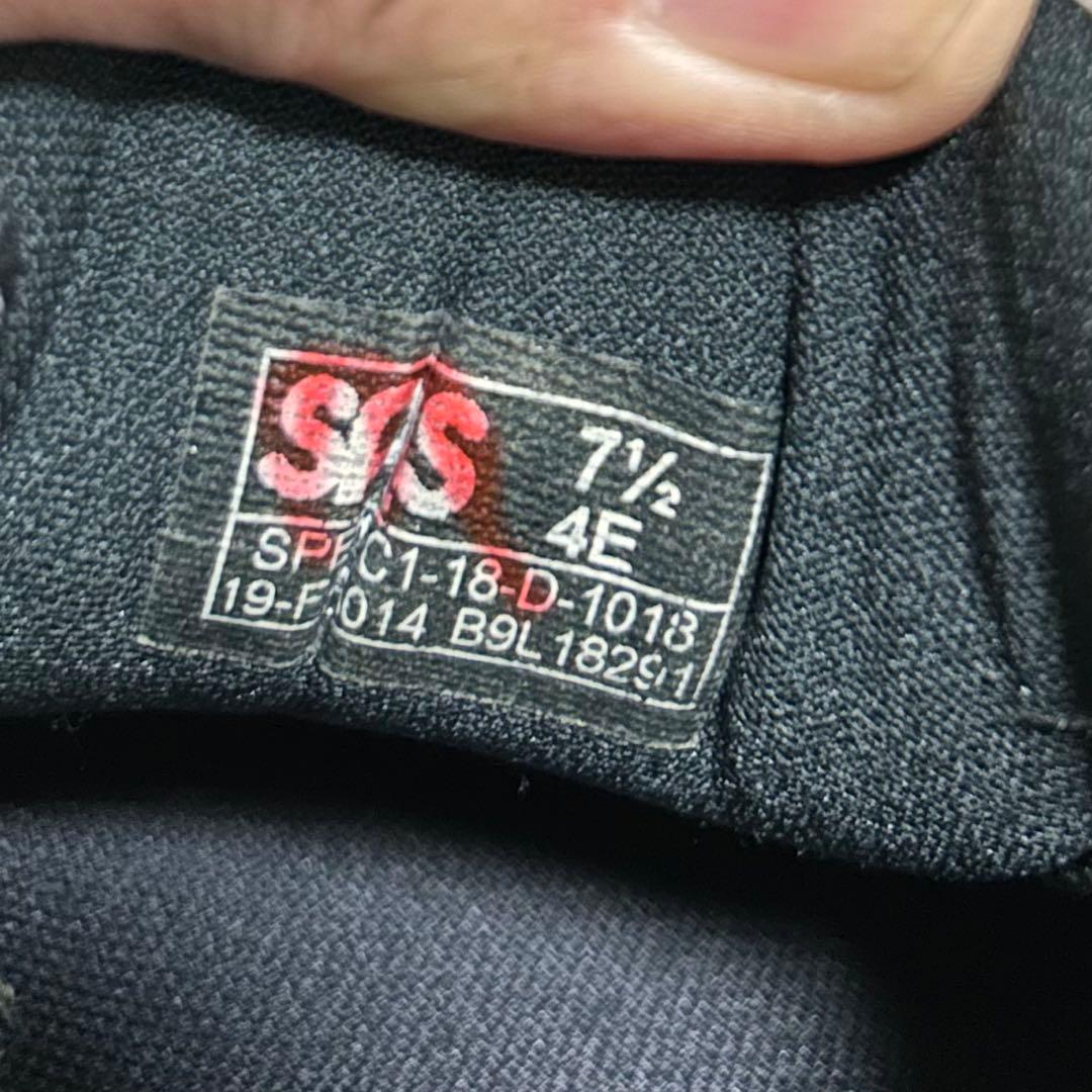 SAS 米軍実物 トレーニングシューズ 4E ワイド 25.5cm ブラック