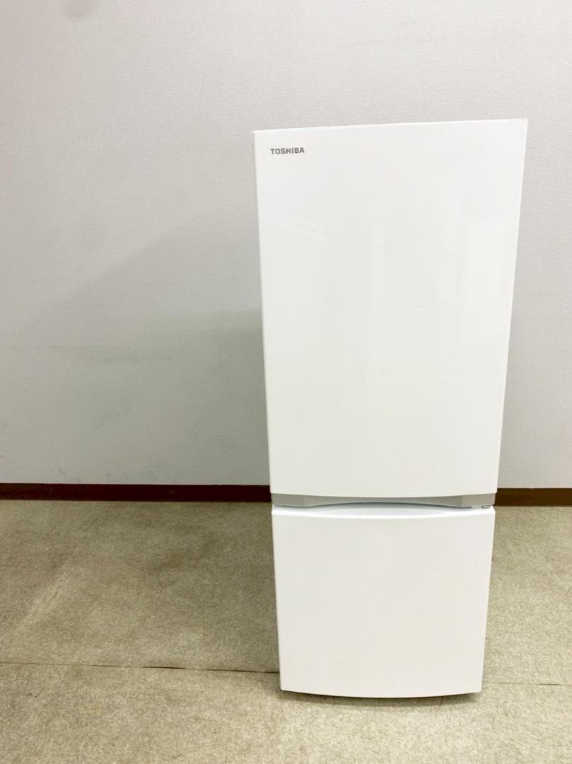 設置◎ TOSHIBA 一人暮らし冷蔵庫2ドア 153L 2019年製