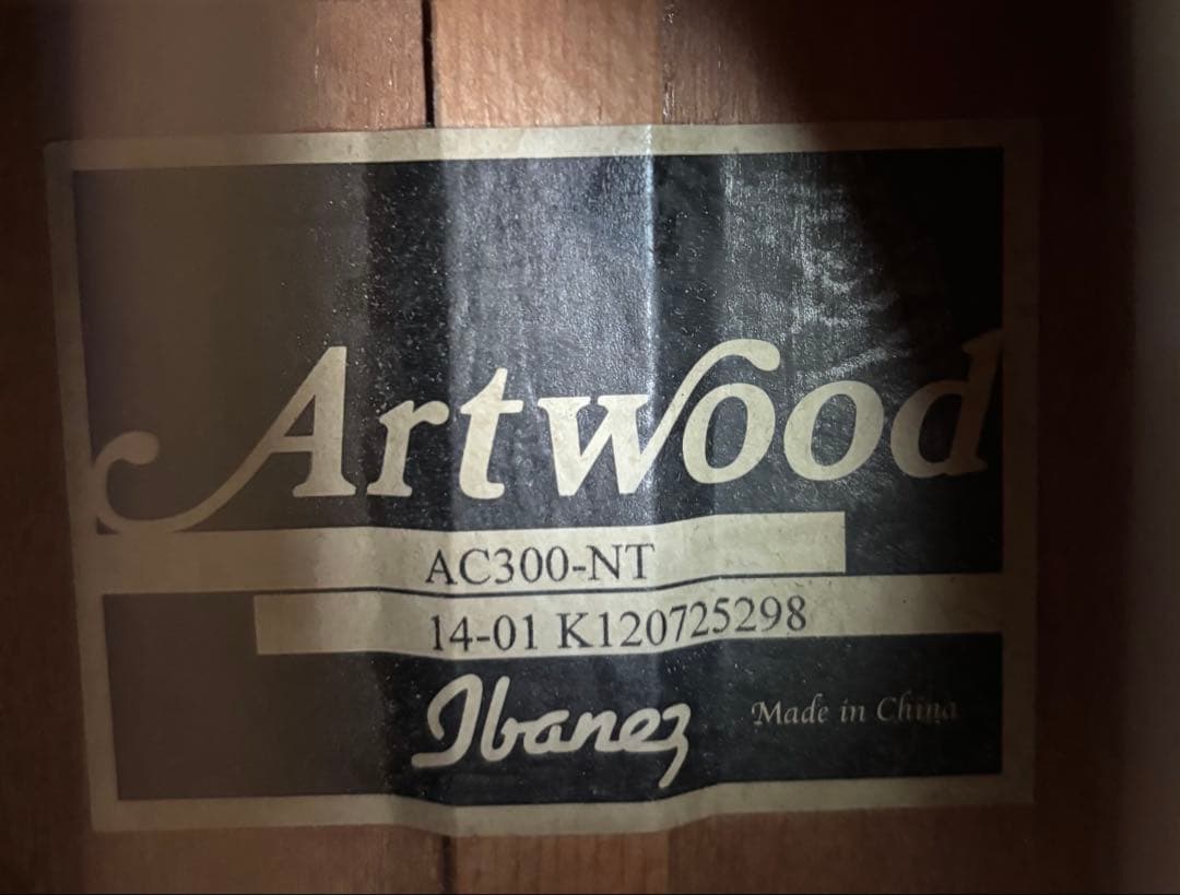 Artwood AC300-NT ケース付◇ アコースティックギター 楽器
